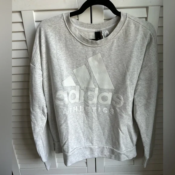 Adidas Cropped Sweatshirt - Picture 1 of 3